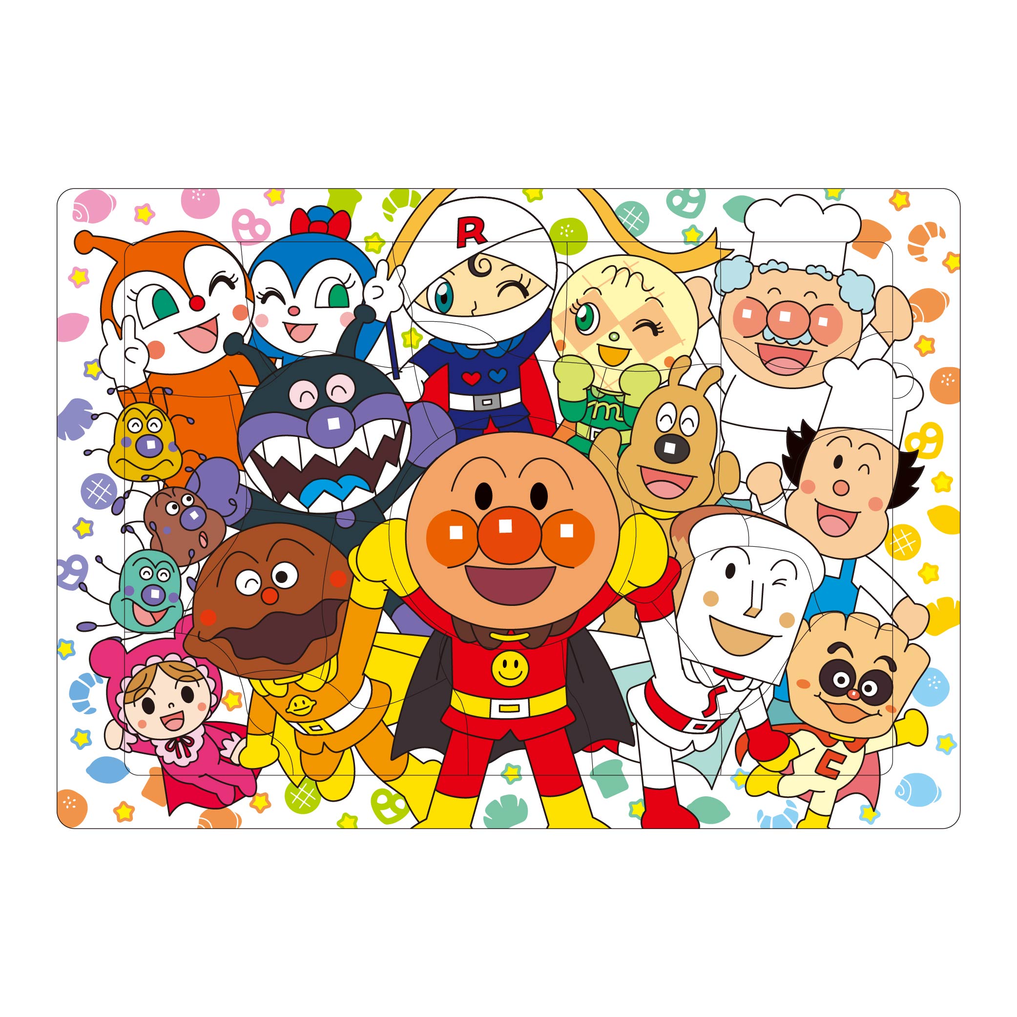 はじめてのジグソーシリーズ　アンパンマンとみんなあつまれ！