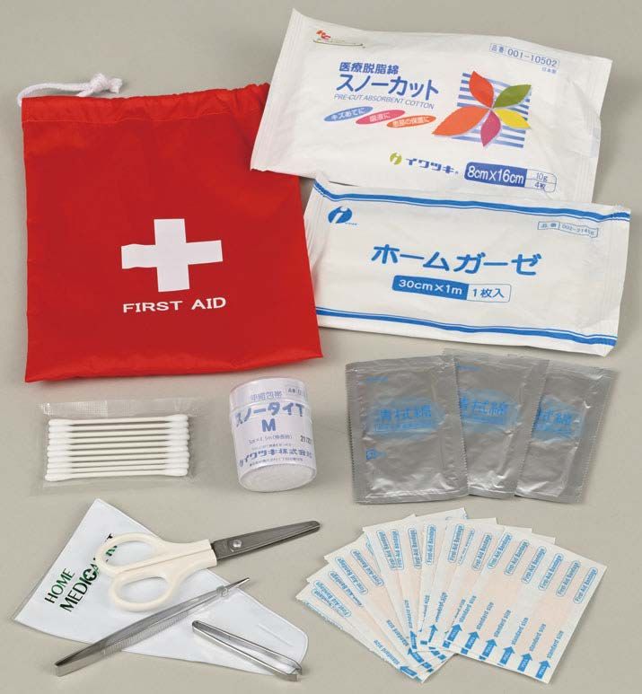 ファーストエイドキット（救急セット巾着型）