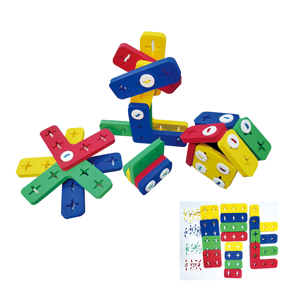 ボタン通しブロック