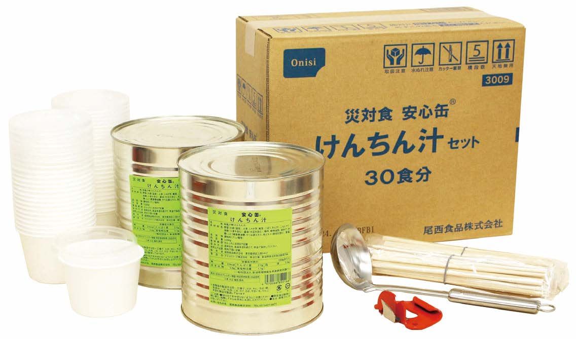 安心缶 けんちん汁セット 30食分
