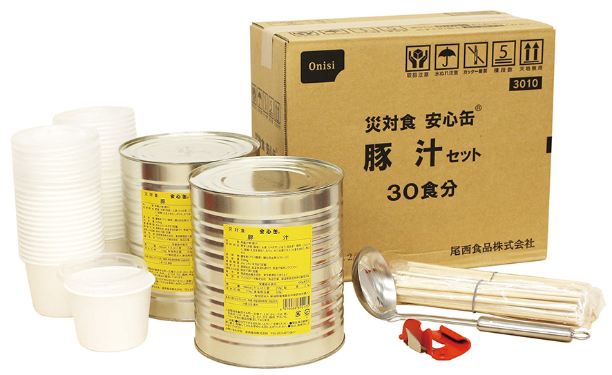 安心缶　豚汁セット30食入