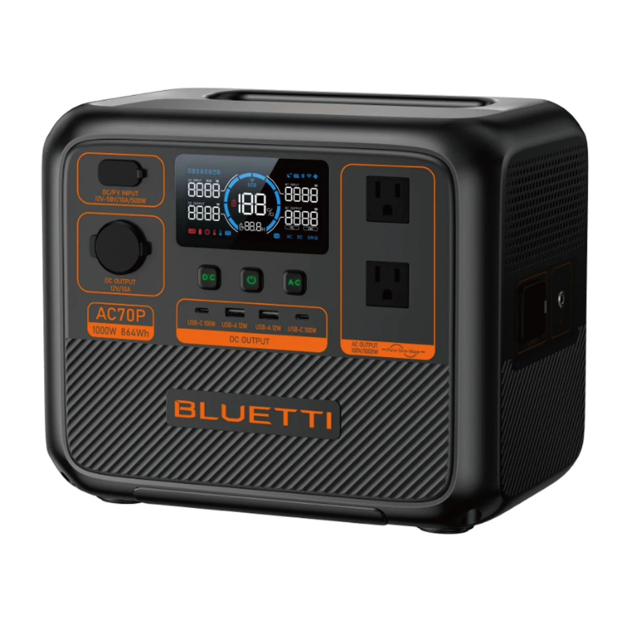 小型ポータブル電源 BLUETTI AC70P