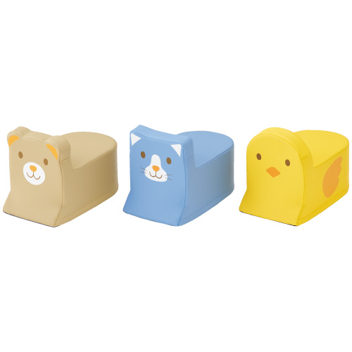 アニマルベビークッション3個組