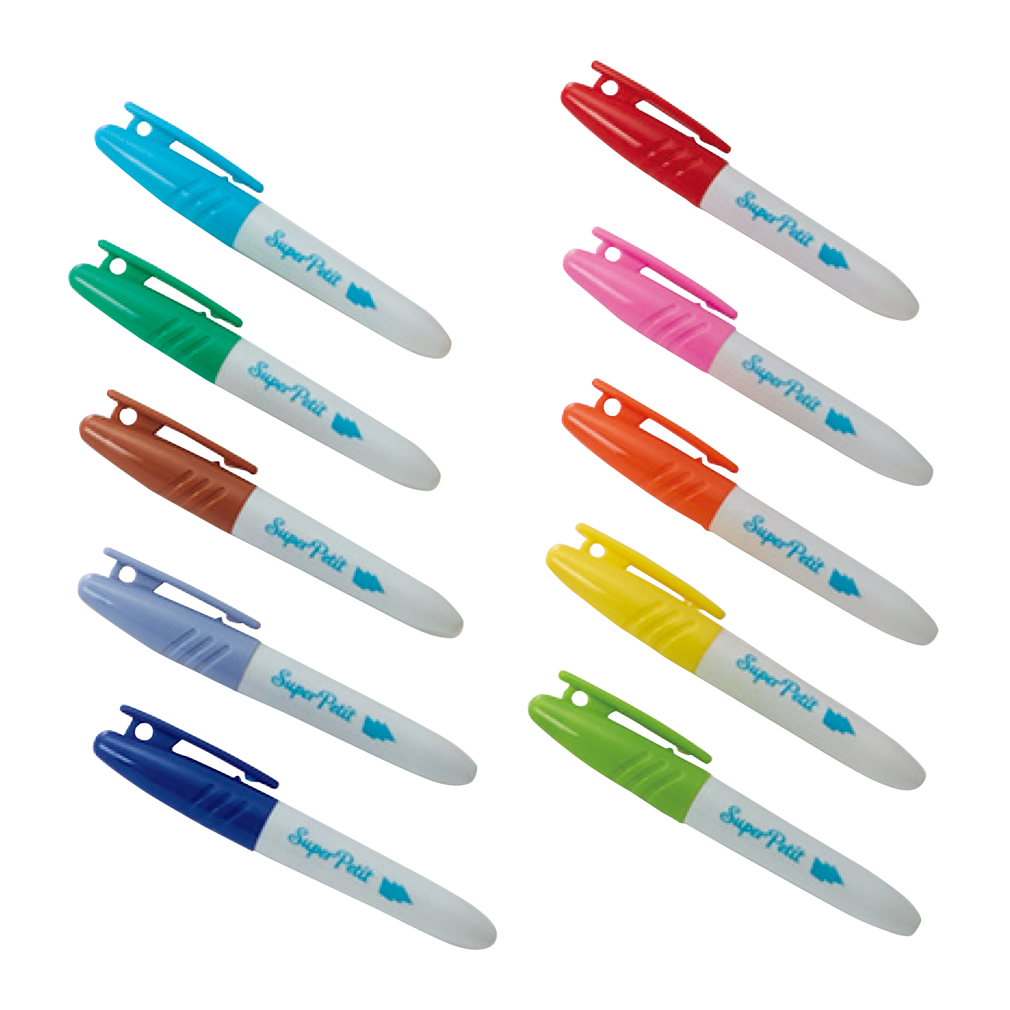 シリコーンお絵描きマット用ペンセット10色組