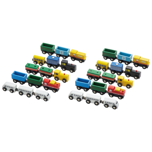 木製電車セット（10セット組）